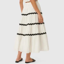 Best Lissy High-Rise Tiered Skirt Women Skirts