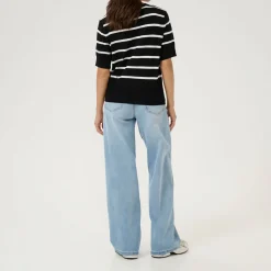 Online Lizza Striped Cardigan Women Sweaters & Cardigans