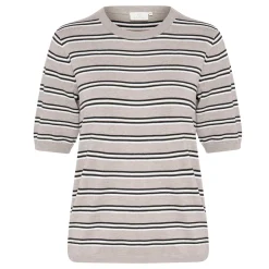 Sale Lizza Striped Knit Top Women Sweaters & Cardigans