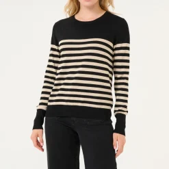 Lizza Striped Sweater Women Sweaters & Cardigans