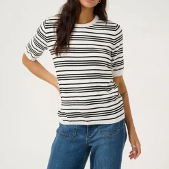 Sale Lizza Striped Sweater Women Sweaters & Cardigans