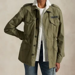 Clearance Logo Cargo Field Jacket Women Coats & Jackets
