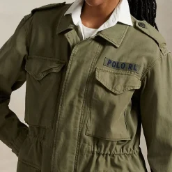 Clearance Logo Cargo Field Jacket Women Coats & Jackets