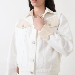 Best Logo Denim Jacket Women Coats & Jackets