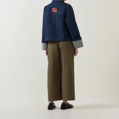 Discount Logo Denim Jacket Women Coats & Jackets