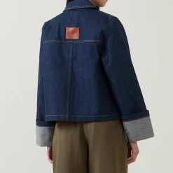 Discount Logo Denim Jacket Women Coats & Jackets