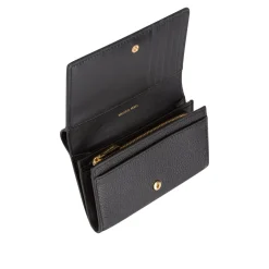 Sale Logo Leather Flap Wallet Women Wallets