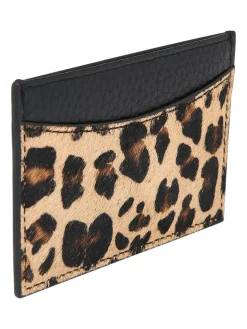 Hot Logo Leopard Cardholder Women Wallets