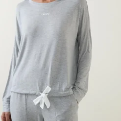 New Logo Long Pyjama Set Women Sleepwear