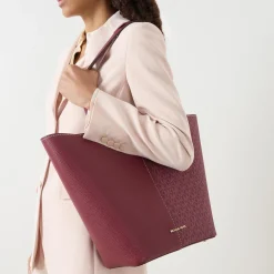 Online Logo Motif Large Tote Bag Women Tote Bags