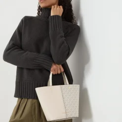 Online Logo Motif Small Tote Bag Women Tote Bags