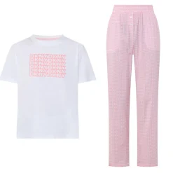 Hot Logo Print Pyjama Set Women Sleepwear