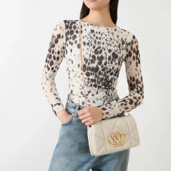 Outlet Logo Quilted Crossbody Bag Women Crossbody Bags