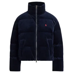 Outlet Logo Quilted Down Jacket Women Coats & Jackets
