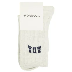 Online Logo Ribbed Sports Socks Women Activewear