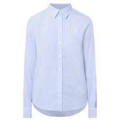 Logo Striped Shirt Women Tops