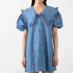 Lola  Denim Mini Dress Women Dresses