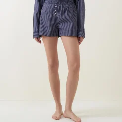 Best Lomandra Striped Pyjama Shorts Women Sleepwear