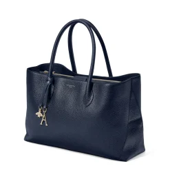 Outlet London Grained Leather Tote Bag Women Top Handle Bags|Tote Bags
