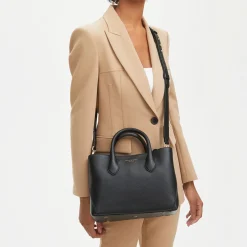 Sale London Midi Grained Leather Tote Bag Women Top Handle Bags|Tote Bags