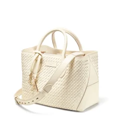 Clearance London Midi Woven Leather Tote Bag Women Top Handle Bags|Tote Bags
