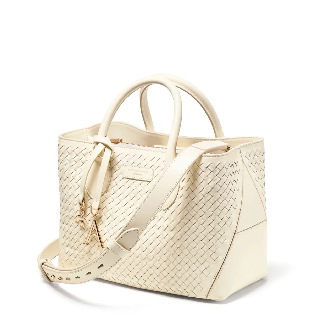 Clearance London Midi Woven Leather Tote Bag Women Top Handle Bags|Tote Bags