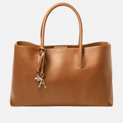 Hot London Smooth Leather Tote Bag Women Top Handle Bags|Tote Bags