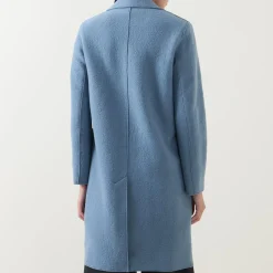 Sale Long Single-Breasted Coat Women Coats & Jackets