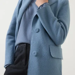 Sale Long Single-Breasted Coat Women Coats & Jackets