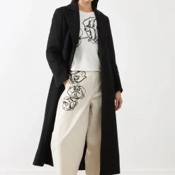Discount Longrun Belted Coat Women Coats & Jackets