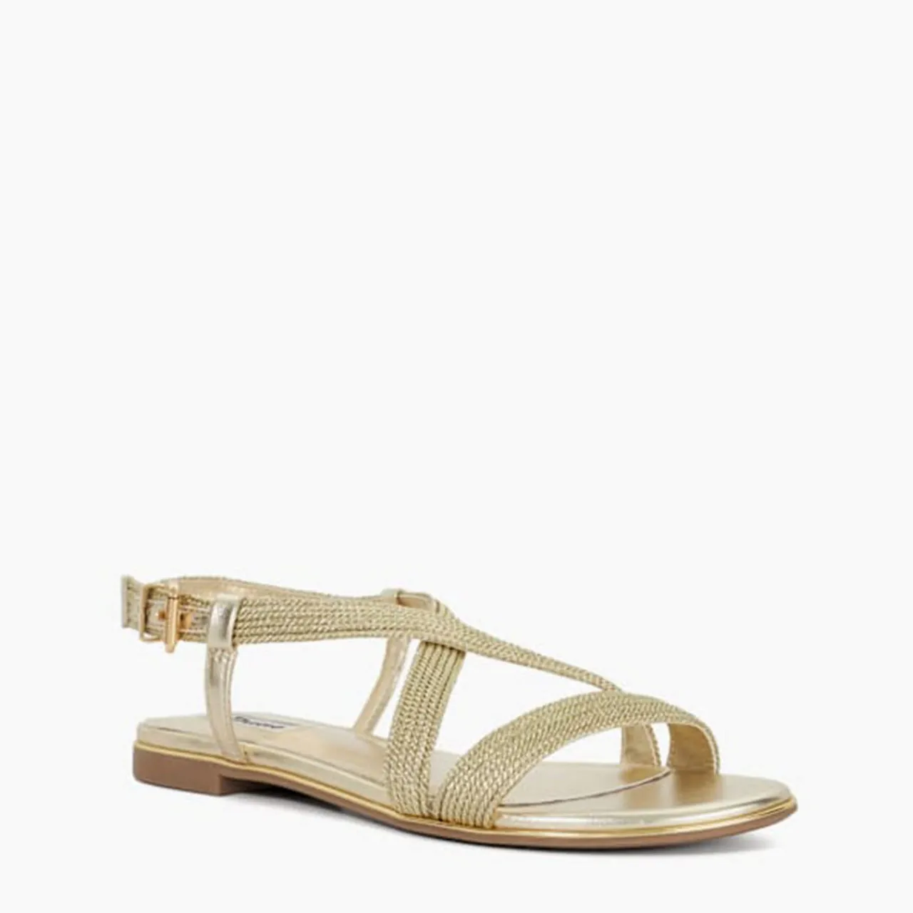 Discount Lope Metallic Flat Sandals Women Sandals