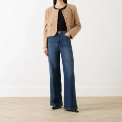 New Lotta High-Rise Wide-Leg Jeans Women Denim