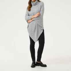 Louie Oversized Poncho Women Sweaters & Cardigans