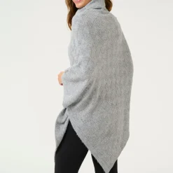 Louie Oversized Poncho Women Sweaters & Cardigans
