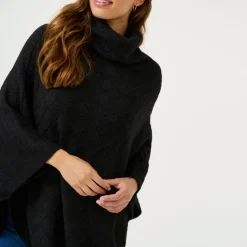 Discount Louie Oversized Poncho Women Sweaters & Cardigans