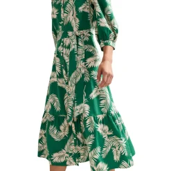 Sale Louisa Palm Button Front Dress Women Dresses