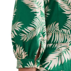 Sale Louisa Palm Button Front Dress Women Dresses