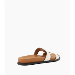 Clearance Loupa Topstitch-Detail Flat Sandals Women Sandals