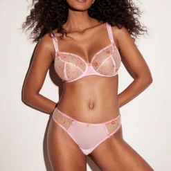 Love Crush Underwired Plunge Bra Women Lingerie