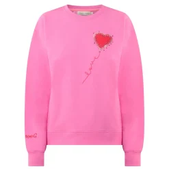 Discount Love Heart Logo Sweatshirt Women Sweatshirts & Hoodies
