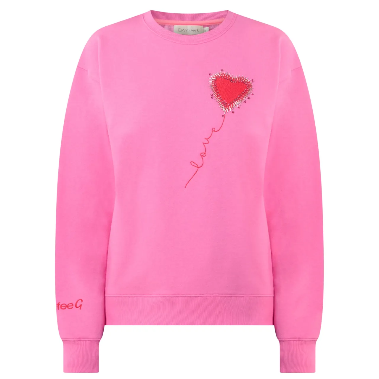Discount Love Heart Logo Sweatshirt Women Sweatshirts & Hoodies