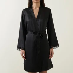 Best Love Me Lace Robe Women Sleepwear