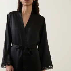 Best Love Me Lace Robe Women Sleepwear