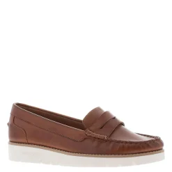 Lucentia Wedge Leather Loafers Women Loafers