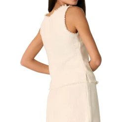 Hot Lucie Boucle Tank Women Tops