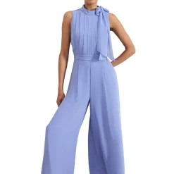 Best Lucie Tie Bow Wide Leg Jumpsuit Women Jumpsuits