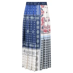 Outlet Luna Bandana Pleated Skirt Women Skirts
