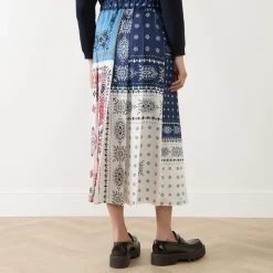 Outlet Luna Bandana Pleated Skirt Women Skirts