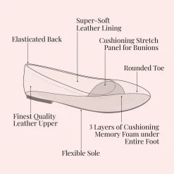 Sale Luna Weave Leather Ballet Flats Women Flats