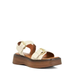 Hot Luno Double Strap Flatform Sandals Women Heels